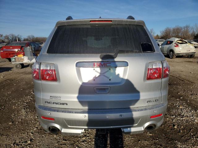 1GKKVTED5CJ376297 - 2012 GMC ACADIA DENALI SILVER photo 6