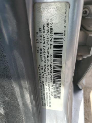 3VWSA69MX5M075238 - 2005 VOLKSWAGEN JETTA GLS Сріблястий фото 13