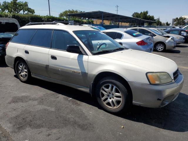 4S3BH665X37641191 - 2003 SUBARU LEGACY OUTBACK Beyaz fotoğraf 4
