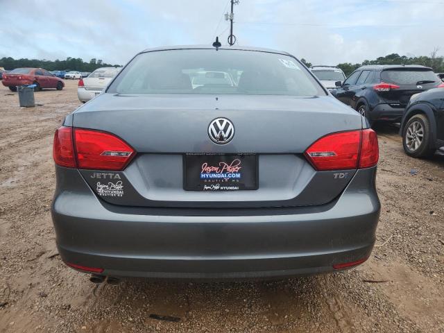3VWLL7AJ2EM436015 - 2014 VOLKSWAGEN JETTA TDI GRAY photo 6
