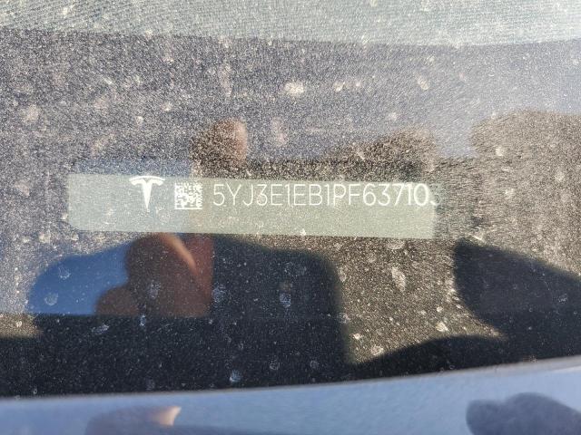 5YJ3E1EB1PF637103 - 2023 TESLA MODEL 3 Графитовый фото 12