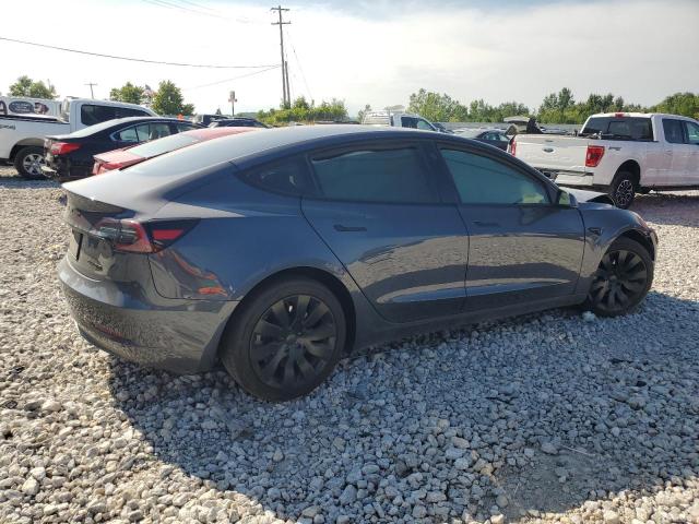 5YJ3E1EB1PF637103 - 2023 TESLA MODEL 3 Графитовый фото 3