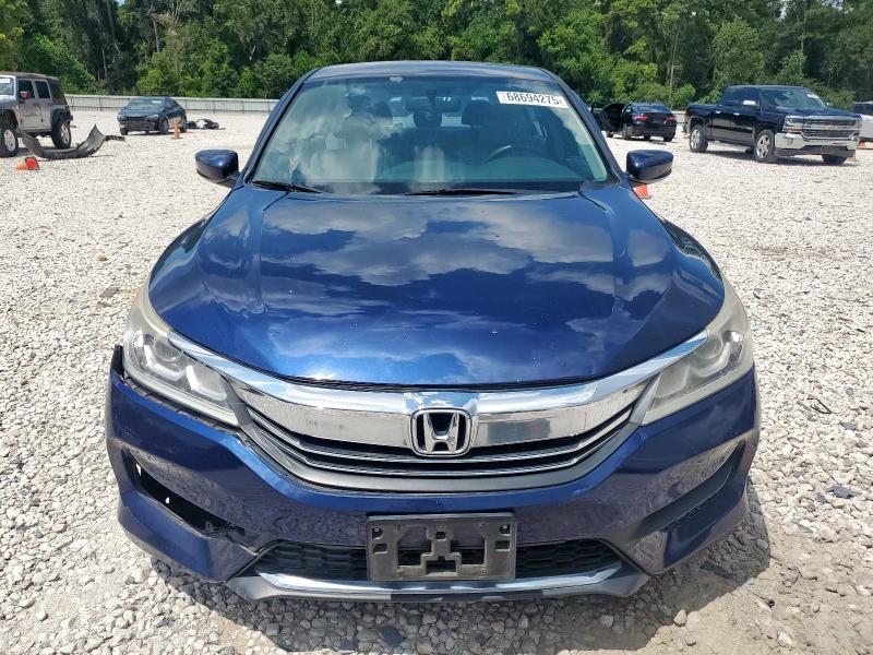 1HGCR2F30GA199105 - 2016 HONDA ACCORD LX BLUE photo 5