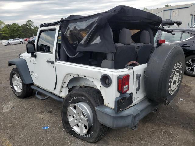 1C4AJWAG8GL329747 - 2016 JEEP WRANGLER SPORT WHITE photo 2