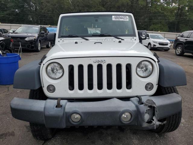 1C4AJWAG8GL329747 - 2016 JEEP WRANGLER SPORT WHITE photo 5