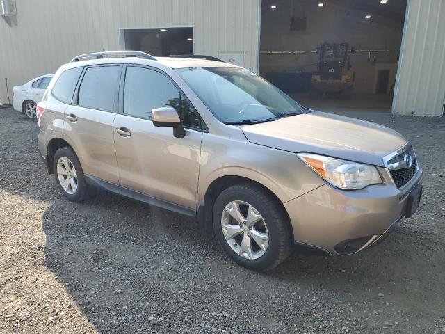 JF2SJADC5FH417688 - 2015 SUBARU FORESTER 2.5I PREMIUM ოქროსფერი ფოტო 4