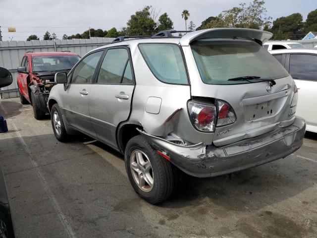 JTJHF10U230311683 - 2003 LEXUS RX 300 SILVER photo 2