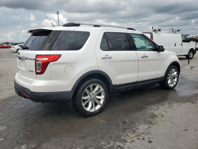 1FM5K7F84EGB78381 - 2014 FORD EXPLORER LIMITED WHITE photo 3