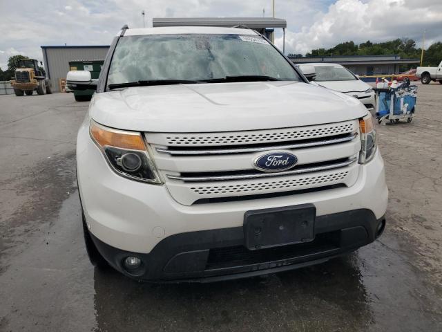 1FM5K7F84EGB78381 - 2014 FORD EXPLORER LIMITED WHITE photo 5