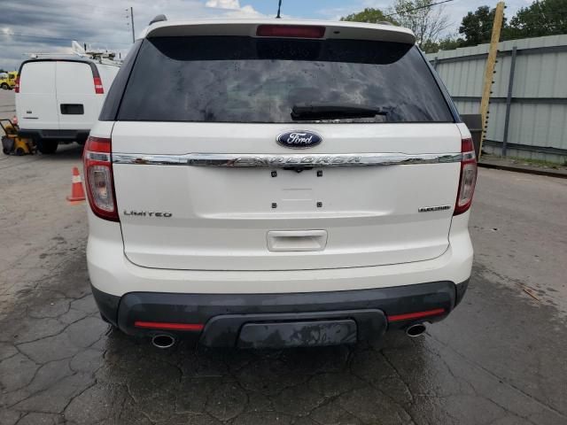 1FM5K7F84EGB78381 - 2014 FORD EXPLORER LIMITED WHITE photo 6