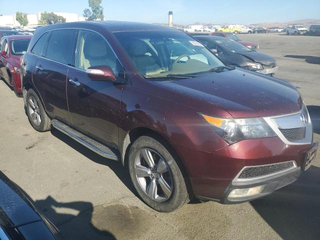 2HNYD2H44CH529083 - 2012 ACURA MDX TECHNOLOGY BURGUNDY photo 4