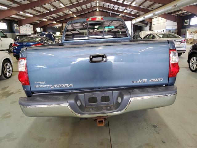5TBBT44106S475883 - 2006 TOYOTA TUNDRA ACCESS CAB SR5 BLUE photo 6