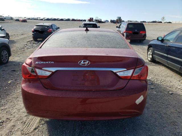 5NPEB4AC0BH289208 - 2011 HYUNDAI SONATA GLS RED photo 6