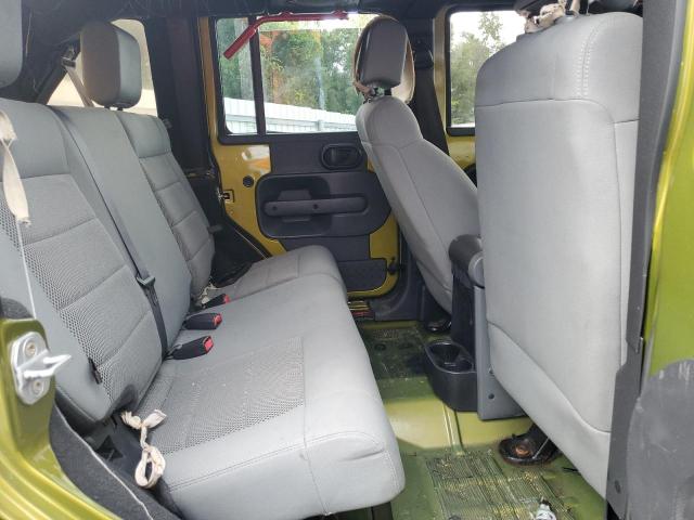 1J8GA59158L604795 - 2008 JEEP WRANGLER U SAHARA GREEN photo 10