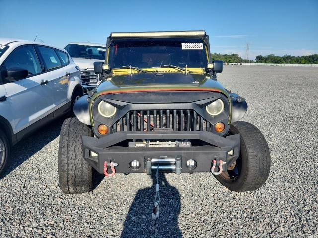 1J8GA59158L604795 - 2008 JEEP WRANGLER U SAHARA GREEN photo 5