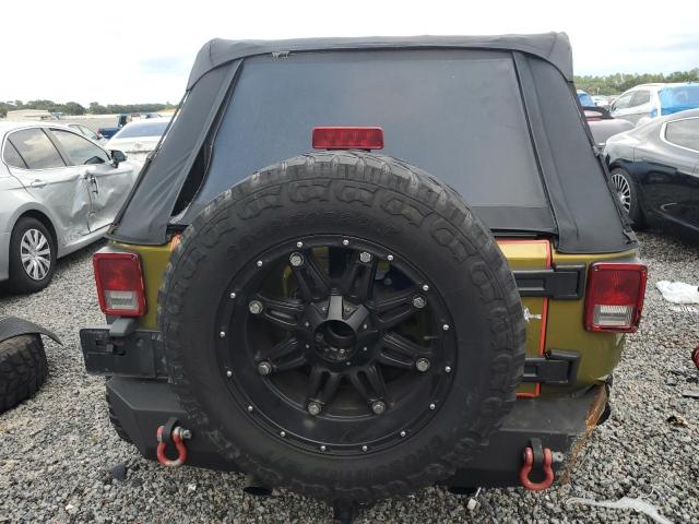 1J8GA59158L604795 - 2008 JEEP WRANGLER U SAHARA GREEN photo 6