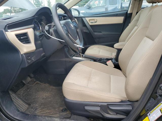 2T1BURHE9GC714274 - 2016 TOYOTA COROLLA L BLACK photo 7