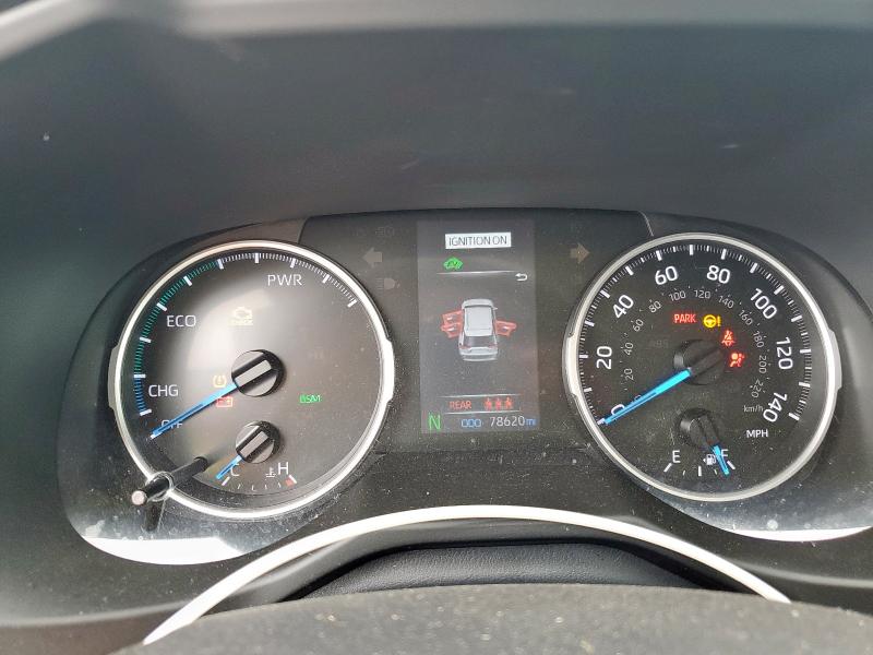 4T3RWRFV8NU054422 - 2022 TOYOTA RAV4 XLE WHITE photo 9