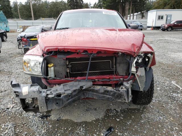 1D7HW28K86S703917 - 2006 DODGE DAKOTA QUAD RED photo 5