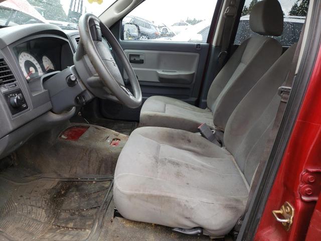 1D7HW28K86S703917 - 2006 DODGE DAKOTA QUAD RED photo 7