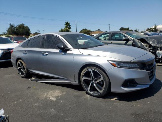 1HGCV1F39NA045155 - 2022 HONDA ACCORD SPORT SILVER photo 4