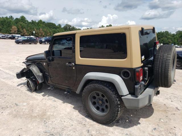 1C4AJWAG5CL166713 - 2012 JEEP WRANGLER SPORT BLACK photo 2