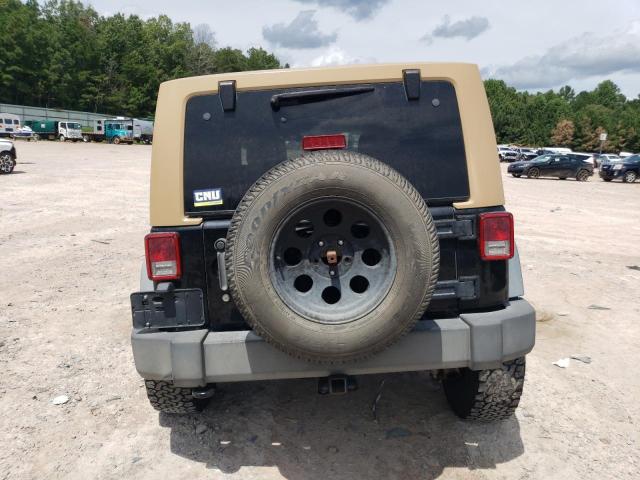 1C4AJWAG5CL166713 - 2012 JEEP WRANGLER SPORT BLACK photo 6