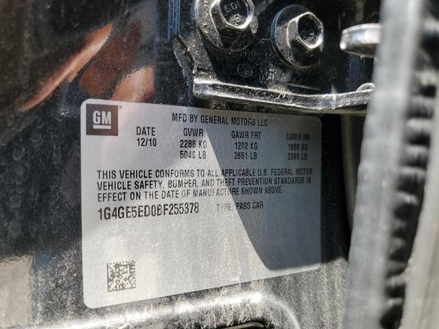 1G4GE5ED0BF255378 - 2011 BUICK LACROSSE CXS Qara foto 12