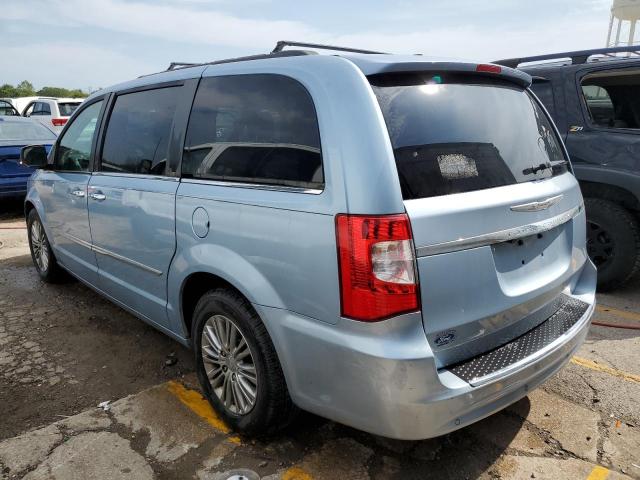 2C4RC1CG3DR534196 - 2013 CHRYSLER TOWN & COU TOURING L BLUE photo 2