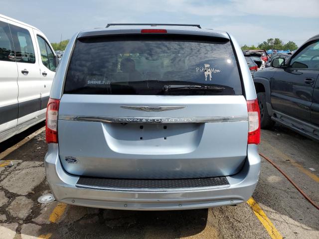2C4RC1CG3DR534196 - 2013 CHRYSLER TOWN & COU TOURING L BLUE photo 6
