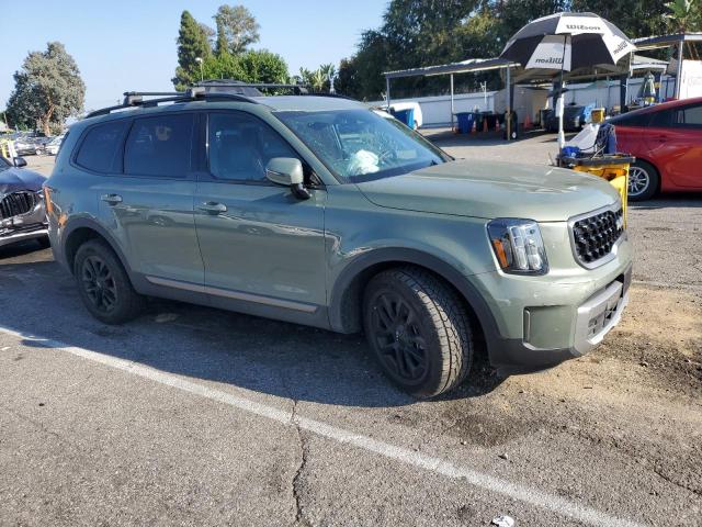 5XYP5DGC3PG336088 - 2023 KIA TELLURIDE SX GREEN photo 4