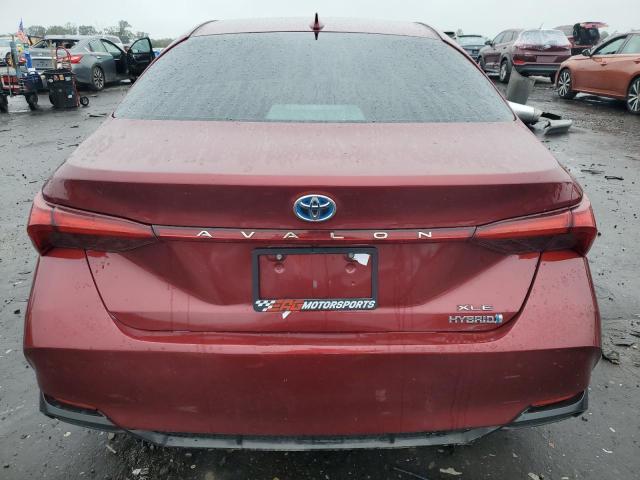 4T1AA1AB1MU003202 - 2021 TOYOTA AVALON XLE Rouge photo 6