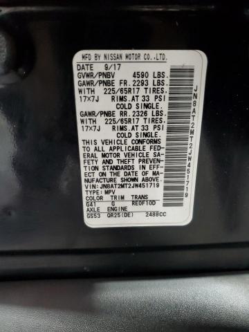 JN8AT2MT2JW451719 - 2018 NISSAN ROGUE S BLACK photo 13