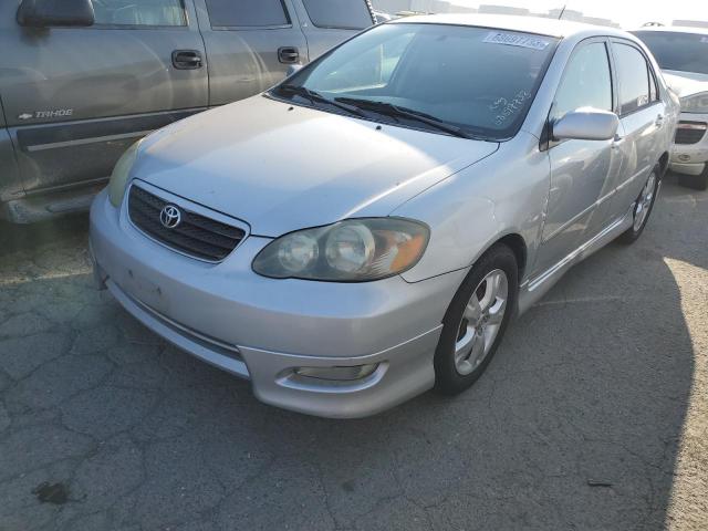 2T1BY32E25C462889 - 2005 TOYOTA COROLLA XRS SILVER photo 1