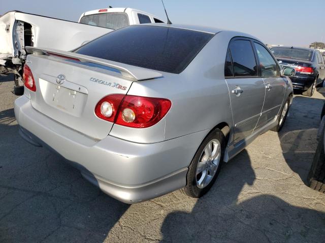 2T1BY32E25C462889 - 2005 TOYOTA COROLLA XRS SILVER photo 3