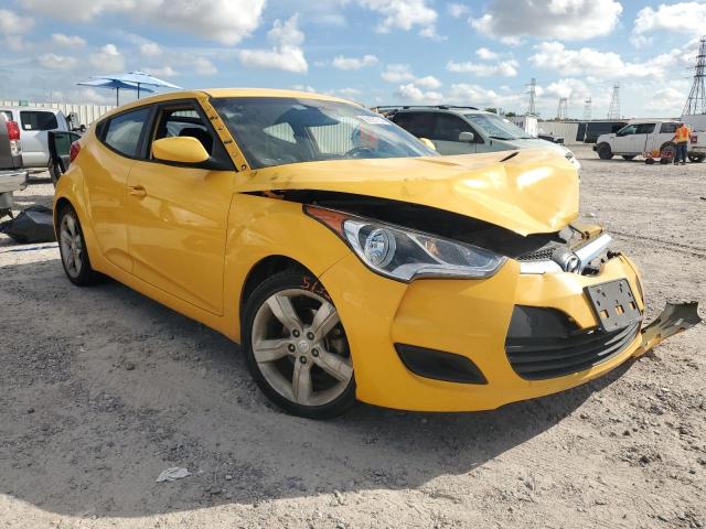 KMHTC6AD3FU238088 - 2015 HYUNDAI VELOSTER YELLOW photo 4