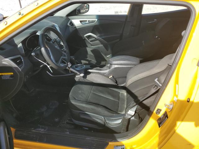 KMHTC6AD3FU238088 - 2015 HYUNDAI VELOSTER YELLOW photo 7