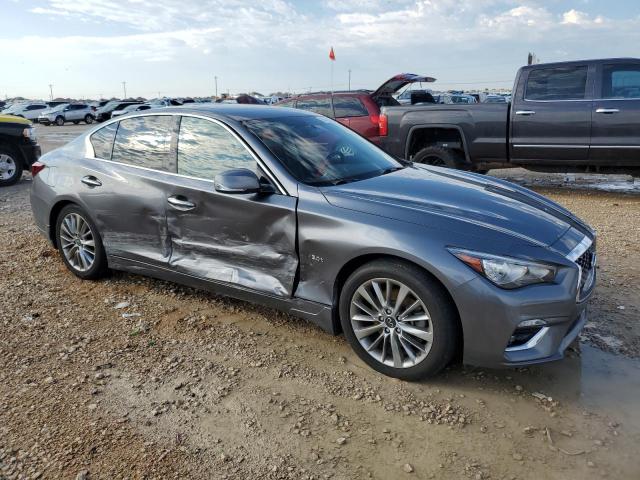 JN1EV7AR9KM594356 - 2019 INFINITI Q50 LUXE GRAY photo 4