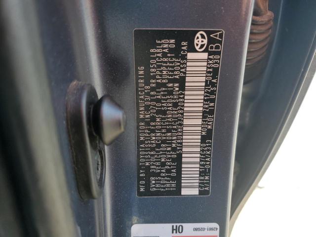 5YFBURHE3JP820842 - 2018 TOYOTA COROLLA L 灰色 照片 12