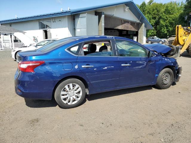 3N1AB7AP9KY346496 - 2019 NISSAN SENTRA S BLUE photo 3