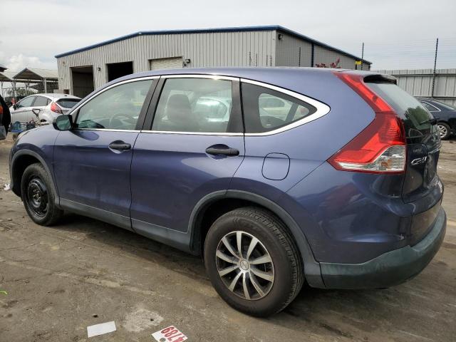 3CZRM3H30DG710541 - 2013 HONDA CR-V LX BLUE photo 2