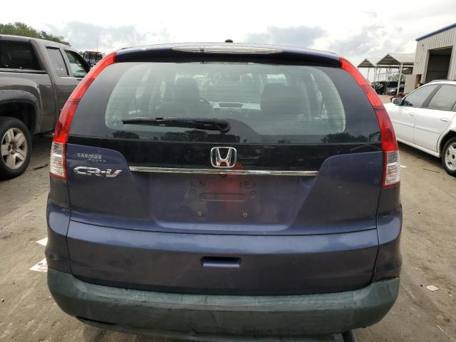 3CZRM3H30DG710541 - 2013 HONDA CR-V LX BLUE photo 6