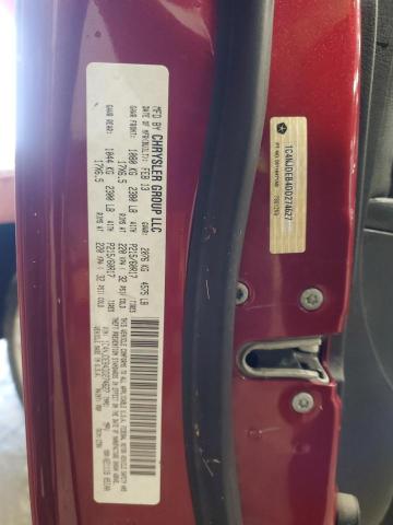 1C4NJDEB4DD274627 - 2013 JEEP COMPASS LATITUDE Темно-червоний фото 14