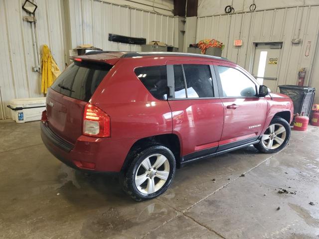1C4NJDEB4DD274627 - 2013 JEEP COMPASS LATITUDE Темно-червоний фото 3