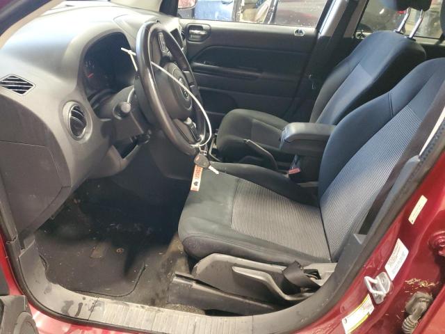 1C4NJDEB4DD274627 - 2013 JEEP COMPASS LATITUDE Темно-червоний фото 7