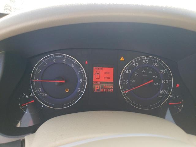 JN1AJ0HR7AM754952 - 2010 INFINITI EX35 BASE 勃艮第红 照片 9