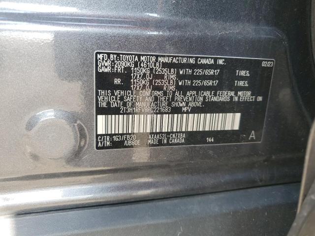 2T3H1RFV8PC221683 - 2023 TOYOTA RAV4 LE Boz foto 13