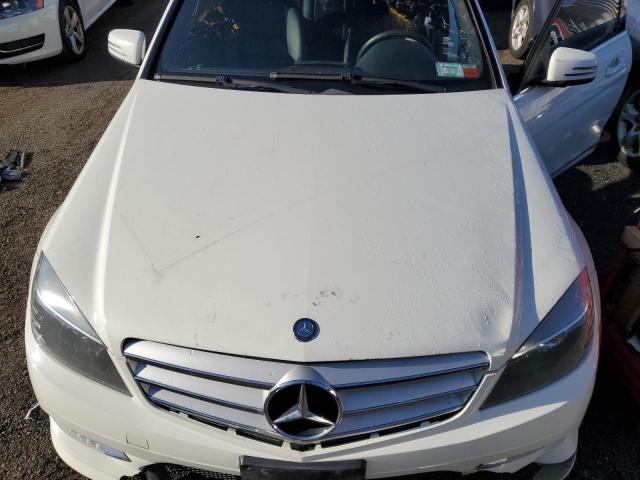 WDDGF8BB4BR153298 - 2011 MERCEDES-BENZ C 300 4MATIC WHITE photo 11