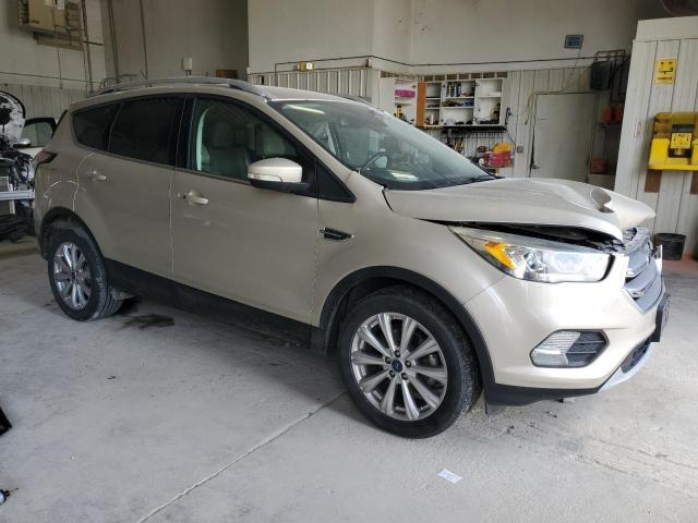 1FMCU0JD8HUE35755 - 2017 FORD ESCAPE TITANIUM ვერცხლისფერი ფოტო 4