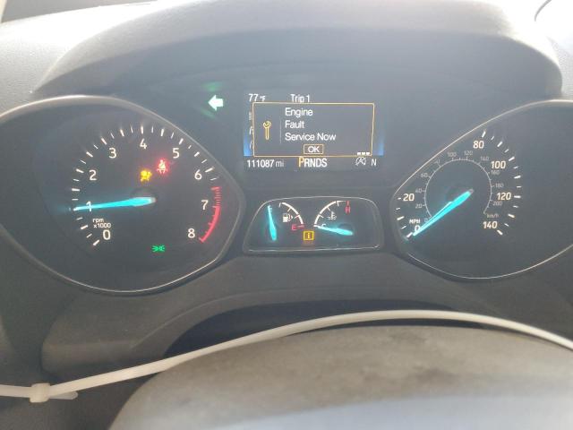 1FMCU0JD8HUE35755 - 2017 FORD ESCAPE TITANIUM ვერცხლისფერი ფოტო 9